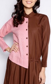 Frenella Dress in Brown