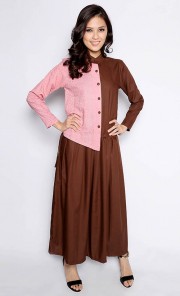 Frenella Dress in Brown