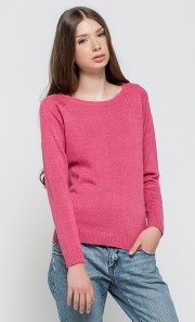 Basic Raglan Sleeved Sweater in Pink