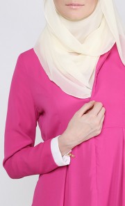 (Petite) Etherea Dress in Hot Fuchsia