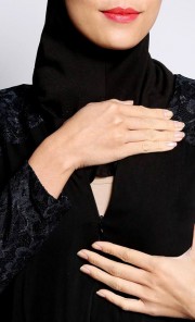 Khadijah Nursing Dress in Black