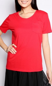 Modal Tee in Red
