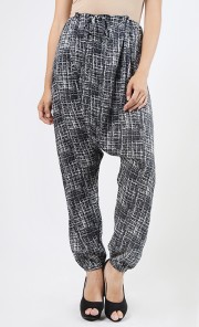 Mikaila Pants in Black and White