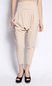 Harem Pants in Beige