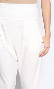 Harem Pants in White