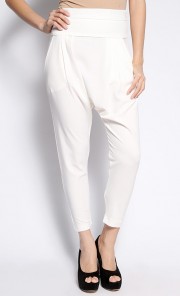 Harem Pants in White