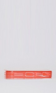 iPhone 5/5S Transparent Case in Red