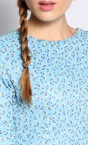 Perlina Layered Kurung in Blue