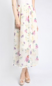 Corra Maxi Skirt in Yellow