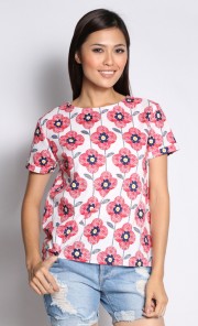 Grianna Daisy Top in White