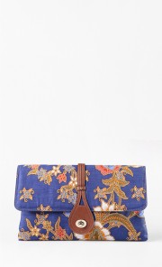 Chempaka Clutch in Blue