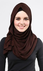 Sauq Shawl in Dark Brown