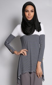 Basic Flare Top in Blue