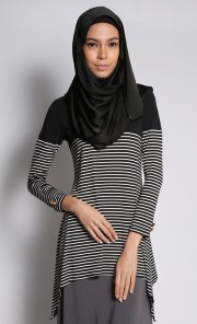 Basic Flare Top in Black