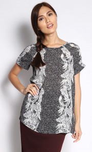 Kaleidoscope Top in Black