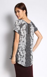 Kaleidoscope Top in Black