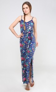 Ceci Maxi Dress in Navy