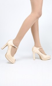 Asmara Heels in Peach