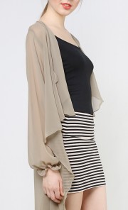 Flowy Cardigan in Beige