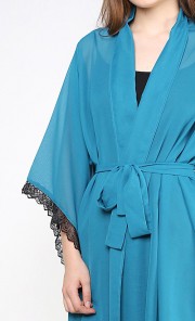 Kimono Blouse in Turquoise