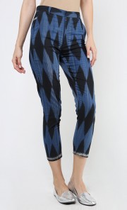 Midnight Ikat Pants in Dark Blue