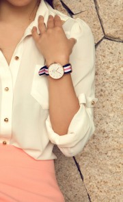 Classic Rose Gold Glasgow Lady Watch