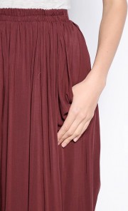 Naomi Skirt in Maroon