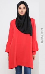 Elizabeth Blouse in Scarlet