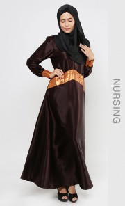 Elliot Dress in Caramel Sienna