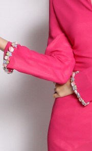 Dara Kurung in Fuschia