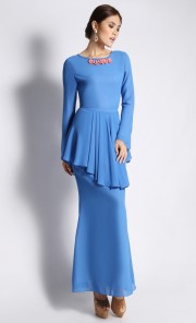 Zana Kurung in Blue