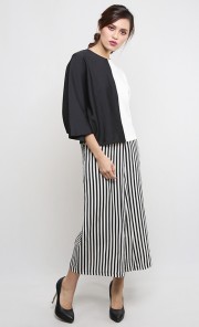 Flare Culottes in Stripes