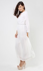 Meadow Dress in White