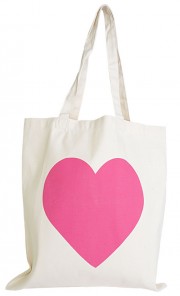 Heart Pink Tote Bag
