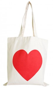 Heart Red Tote Bag