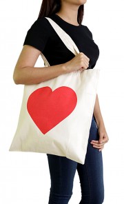 Heart Red Tote Bag