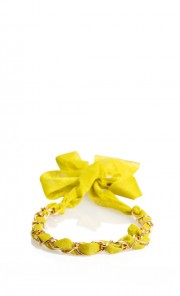 Chain Headband in Light Green