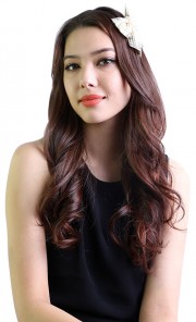 Ribbon Beading Headband in White