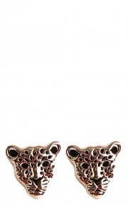 Leopard Earrings in Gold