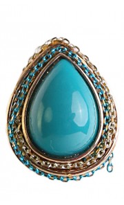 Stone Earrings in Green