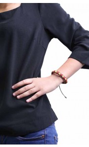 Bracelet in Red and Yellow