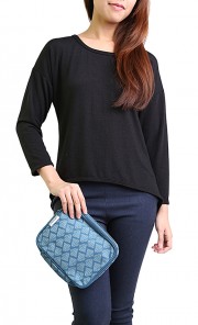 Nasi Comel-Comel Toiletry Pouch in Blue