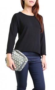 Nasi Comel-Comel Toiletry Pouch in Grey