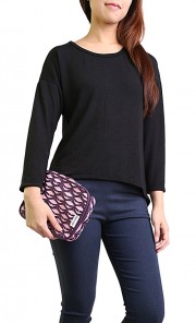 Wau Comel-Comel Toiletry Pouch in Purple