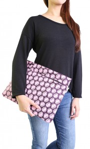 Leaf Jalan-Jalan Folder in Purple