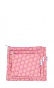 Leaf Pegang-Pegang 3-in-1 Pouch in Pink