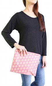 Leaf Pegang-Pegang 3-in-1 Pouch in Pink