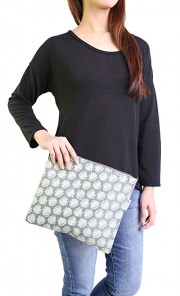 Leaf Pegang-Pegang 3-in-1 Pouch in Grey