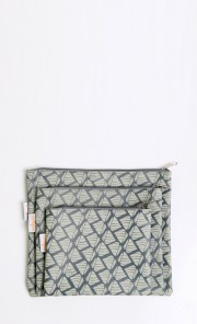Nasi Pegang-Pegang 3-in-1 Pouch in Grey