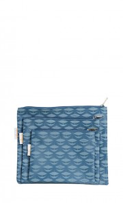 Wau Pegang-Pegang 3-in-1 Pouch in Blue